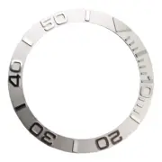 38mm*30.6mm Silver Bezel Insert For 40MM SUB GMT Watch SKX007 Ceramic