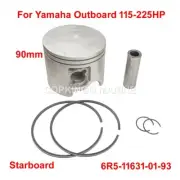 Piston Kit Std For Yamaha Outboard starboard 2T 115HP-225HP 90MM 6R5-11631-01-93