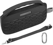 Silicone Case Cover with Handle & Shoulder Strap Travel Protective Carrying Pouch Protective Skin Sleeve for SoundLink Flex 2nd Gen Accessories