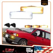 For Mazda 323 626 Pickup Truck Clear Switchback LED Signal Blinker Corner Lights (for: Mazda)