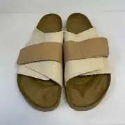Birkenstock New w/ Box Kyoto Seam Eggshell Textile Regular Width - Select Size