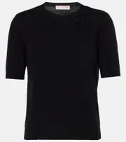 [Valentino] Valentino Virgin wool T-shirt AU 16 black