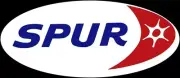 SPUR Gasoline Oval Shaped DIECUT NEW Sign 40" Wide USA STEEL