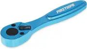 FIRSTINFO F32422B 1/4-Inch Hex Bit Mini Ratchet Wrench- 72 Tooth, Low Profile, Light Weight, Aluminum