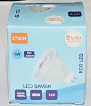 Simba Lighting LED MR16 3.5W 12V Light 2700k Warm White NEW