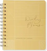 Fringe Non-Dated Daily Planner, 160 Pages, 6 x 7.25 Inches, PAS Daily Grid (877101)