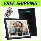 Multi-Functional 10.1" Digital Photo Frame - 32GB, Touch Screen & LED Light