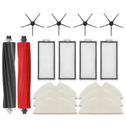 16PCS Accessories Kit for Q8 Max, Q8 Max+, Q5 Pro, Q5 Pro+ Vacuum Main Side Brush Hepa Filter Mop Cloth-B