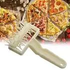 Handle Pizza Dough Puncher Plastic Pie Needle Wheels Pizza Roller Pin Cookie