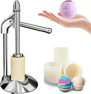 So Bath Bomb DIY,DIY Aroma Badebomben-Kit， Bath Bomb Press Machine with 6cm Mold Kit，Bath Bomb Maker, Ideal for Home & Commercial Use，Bath Bomb Molds