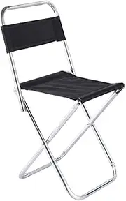 Acunny Portable Folding Stool, Portable Folding Stool for Fishing, Folding Step Stool, Camping Folding Seat, Non-Slip, Lightweight Camping Stool, Robust Portable Seat for Barbecue, Beach, Travel