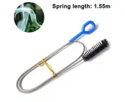 Extra long drain cleaning brush Length 1.55m Super flexible drain cleaning brush for cleaning drains