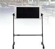 Ping Pong Return Board Trainer with Wheels,Multi-Angle Adjustable Return Board,Desktop/Floor-Standing Dual-use,for Home Gym School