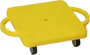 Abbraccia Floor Scooter Board with Handles Sitting Scooter Motor Skills 11.8 Inches for Kids for Play Equipment Home Backyard Children
