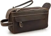 [TATSEN] Women's Cosmetic Bag Men's Multifunctional Clutch Large Capacity Toiletries Storage Bag (Color : A, Size : 24 * 10 * 12cm)