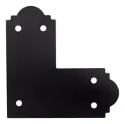 Simpson Strong-Tie APL6 Black Zmax Steel Flat L Strap Tie 12 ga. x 11.25 in.