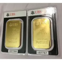 在飛比找蝦皮購物優惠-台灣銀行購入 UBS 瑞士銀行 Gold 999.9黃金條塊