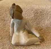 NIB Willow Tree "Thoughtful Child" DEMDACO 2008 Susan Lordi Figure Girl Sitting