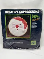 Vintage Quilting Kit Creative Expressions Kris Kringle Christmas 10" New Sealed
