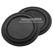 2x 2" in Round Speaker Auxiliary Passive Bass Radiator Vibration Diaphragm 54mm