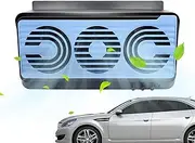 Car Solar Exhaust Fan, Car Solar Ventilation Fan, Car Cooling Fan with Power Supply - Efficient Amplifier Installation Cooling Fan Multifunctional
