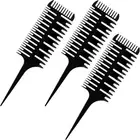 3 Pieces Hair Comb, 3-Way Highlighting Sectioning Foiling Comb for Hair Coloring