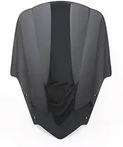 Areyourshop Windshield Windscreen Double Bubble for Ya-ma-ha FZ1 FZ1S 2006-2011 Black