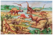 Melissa & Doug 48pc Floor Puzzle - Dinosaur, Multicolor | NEW in Open Box