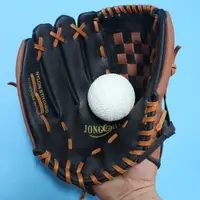 在飛比找蝦皮購物優惠-11吋  左撇子棒球手套 合成皮棒球手套 (反手) 附軟式安