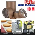 PTFE Teflon Adhesive Tape Hi-Temp Insulated Vacuum Sealing Low Friction 10M