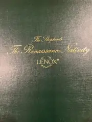 1991 Lenox Renaissance Nativity Full 15pc Set King Shepherds Animal Family Angel