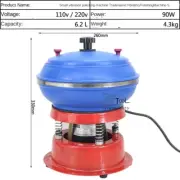220V Vibration Cup Polishing Machine Small Vibration Grinding Machine