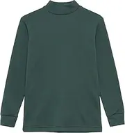 [Channo] Childrens Plain Thermal T-Shirt Mid Neck Swan Long Sleeve