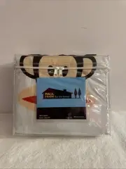 New Paul Frank Blue Bedskirt Twin 100% Cotton 200 Thread Count
