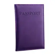 5 Pcs Travel Passport Cover Women Men Simple Passport ID Card Cover Holder PU Leather Passport Wallet Passport Holder