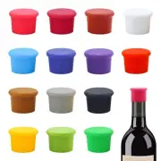 14 Pcs Reusable Silicone Wine Bottle Stopper Wine Corks for Glass Bottles