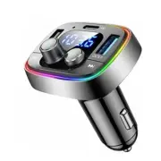 LIHAN USB C Bluetooth Adapter for Car, AUX Wireless FM Radio Transmitter,
