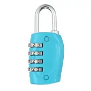Combination Lock, 4 Digit Outdoor Padlock Waterproof Locker Lock, Blue