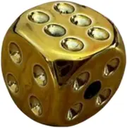 rockible Volume Knob Guitar Control Knob Electric Guitar Bass Accessories Dice Shaped Guitar Knob Rotary Knob, Gold