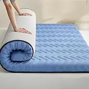 Japanese Thickened Latex Curve Floor futon roll up Mattress Portable Foldable Sleeping mat Mattress