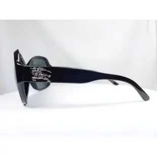 『逢甲眼鏡』BURBERRY 太陽眼鏡 全新正品 黑色膠框 漸層藍鏡片 方框 【B4058 3001/87】