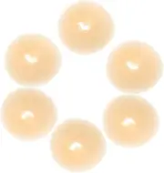 PACKOVE 6pcs Donut Hair Bun Maker Set for Portable and Easy to Use Styling Tool for Dancers Quick and Simple Updo for Ballet and Dance Enthusiasts