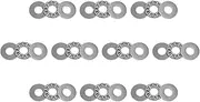 uxcell AXK0819 Thrust Needle Roller Bearings with Washers 8mm Bore 19mm OD 2mm Width 10pcs