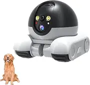 Patrol Buddy Robot Camera, Robot Camera on Wheels, Indoor Movable Security Cameras with Night Vision, 2 Way Talk 1080p WiFi Small Robots, App Remote Control (WiFi Network)