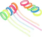 KALLORY 10 Rolls Transparent Highlight Tapes Long Highlighter Tapes for Annotating Books and Page Markers for Enhanced Focus and Reading Assistance