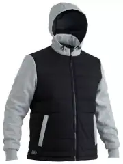 Bisley Flx & Move Contrast Puffer Fleece Hooded Jacket (BJ6944)