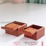 木盒子 正方形 收納盒 花梨木盒子香粉盒正方形沉香盤香盒2H4H香道盒紅木盒子