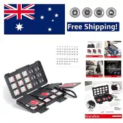 Large Capacity Memory Card Case for 36 SD/SDXC & 74 TF Cards - Waterproof Design