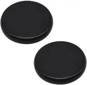 Healeved 2pcs Natural Volcano Massage Stones for Spa Energy Stones with Absorption for Hot Massage Therapy Flat Side for Skin Care