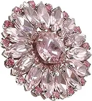 Flower Shape Rhinestone Patch for DIY Clothing Shoes Hats Decorative Appliques for Jackets Bags Apparel Crafting Accessory for Custom Style